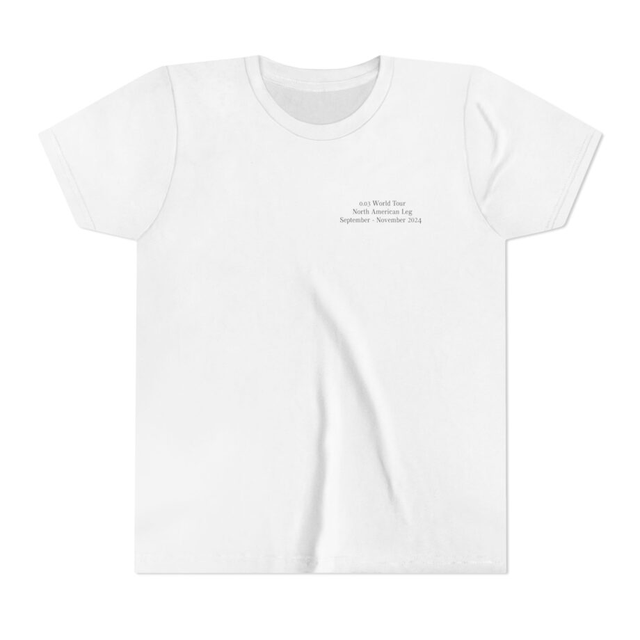 Wave to Earth 0.03 NA Tour  Youth Short Sleeve Tee