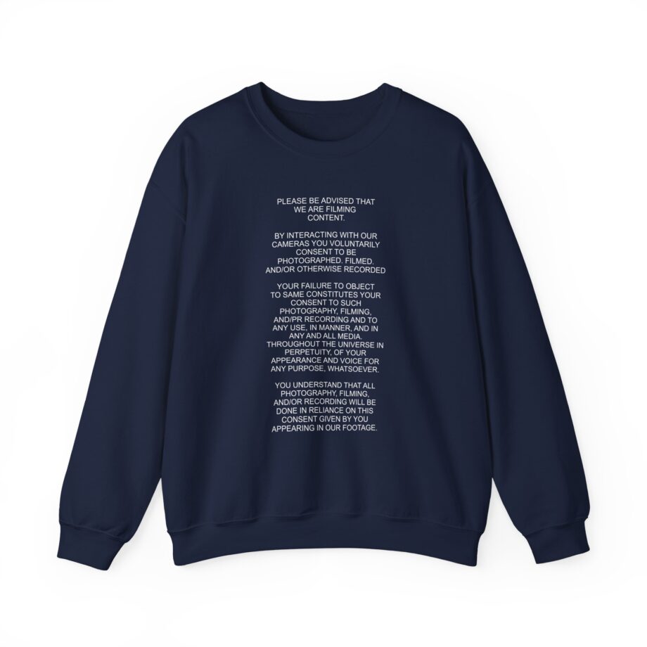 Nekrogoblikon We Are Filming Content Unisex Heavy Blend Crewneck Sweatshirt