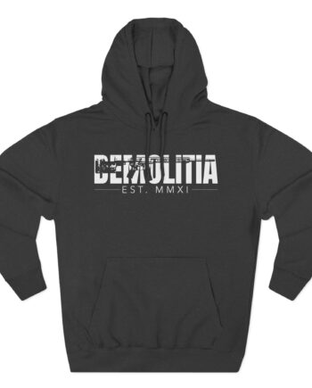 Demo Established Three-Panel Fleece Hoodie