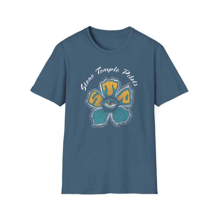 Stone Temple Pilots Eye Flower Unisex Softstyle T-Shirt