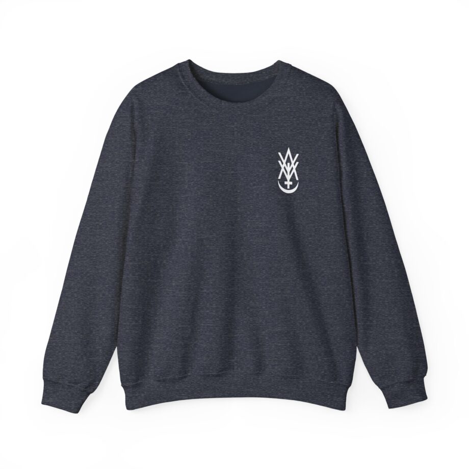 Amigo the Devil Live, Laugh, Love Unisex Heavy Blend Crewneck Sweatshirt