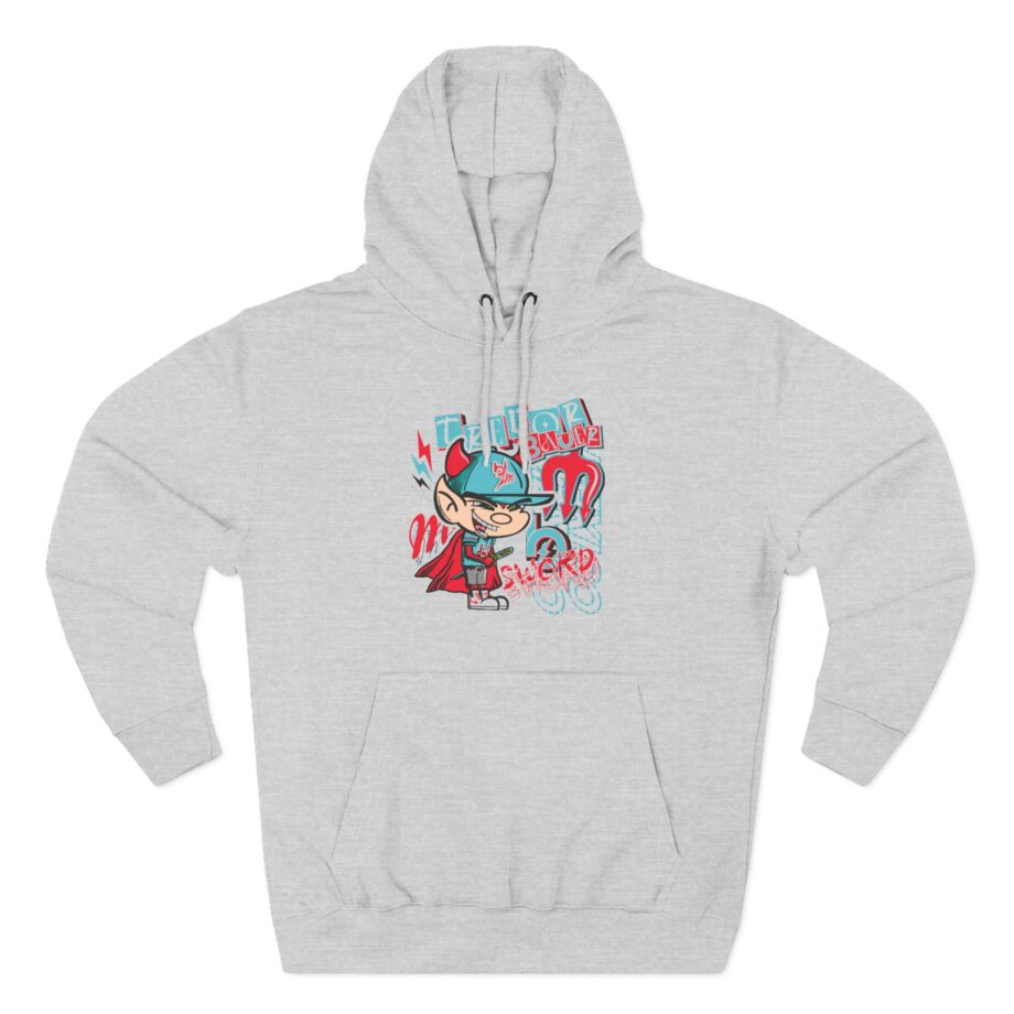 Trevor Bauer Diablo's Cartoon Three-Panel Fleece Hoodie