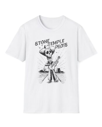 Stone Temple Pilots Desert Skeleton Unisex Softstyle T-Shirt