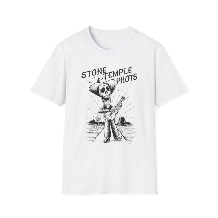 Stone Temple Pilots Desert Skeleton Unisex Softstyle T-Shirt