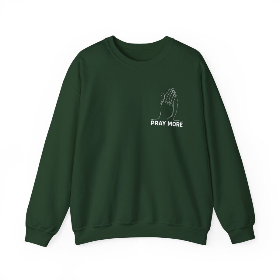 Roman Atwood Pray More Unisex Heavy Blend Crewneck Sweatshirt