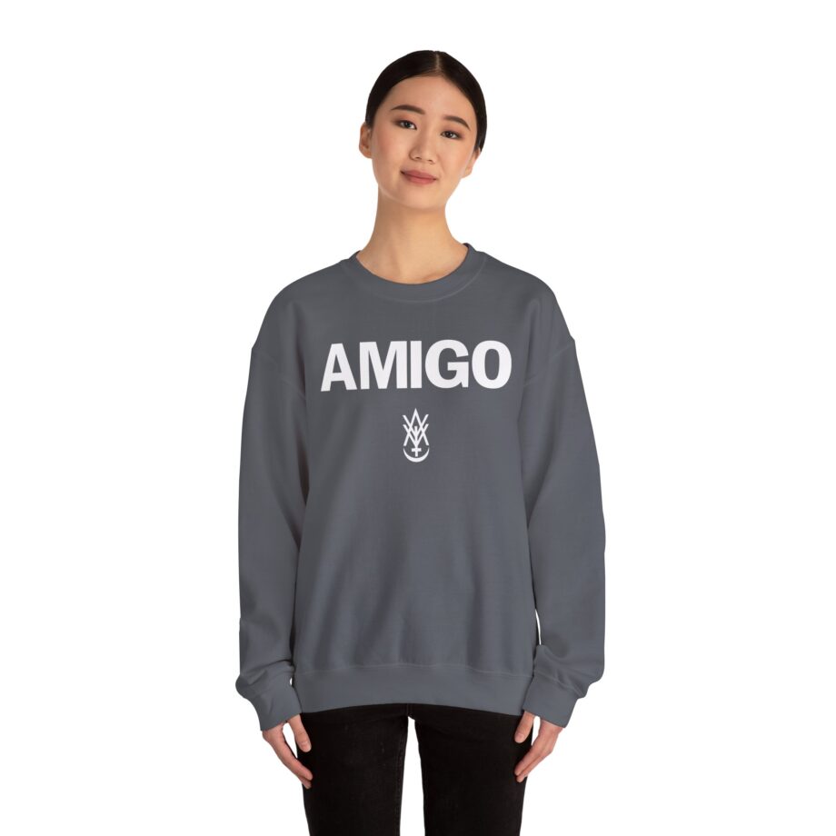 Amigo the Devil Safe for Work Unisex Heavy Blend Crewneck Sweatshirt
