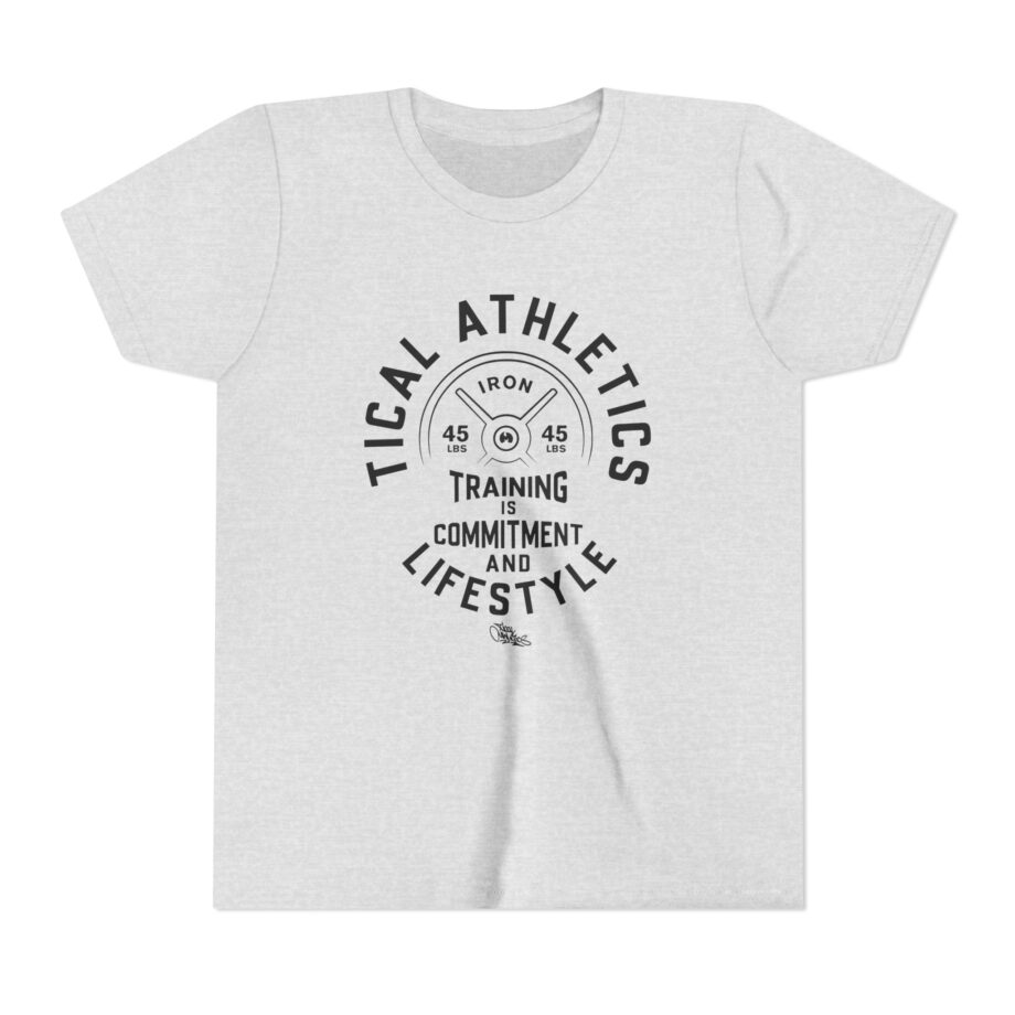 Method Man Training is Commitment and Lifestyle Tical Athletic Youth Short Sleeve Tee
