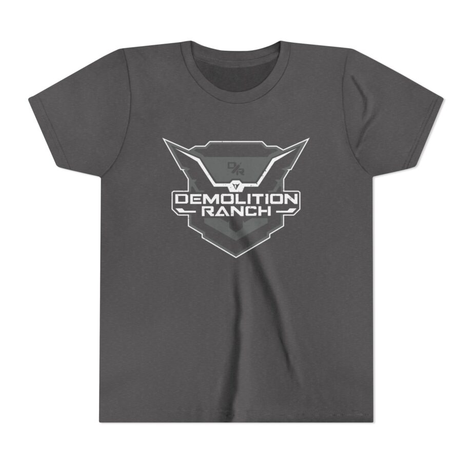 Monochrome Shield Youth Short Sleeve Tee