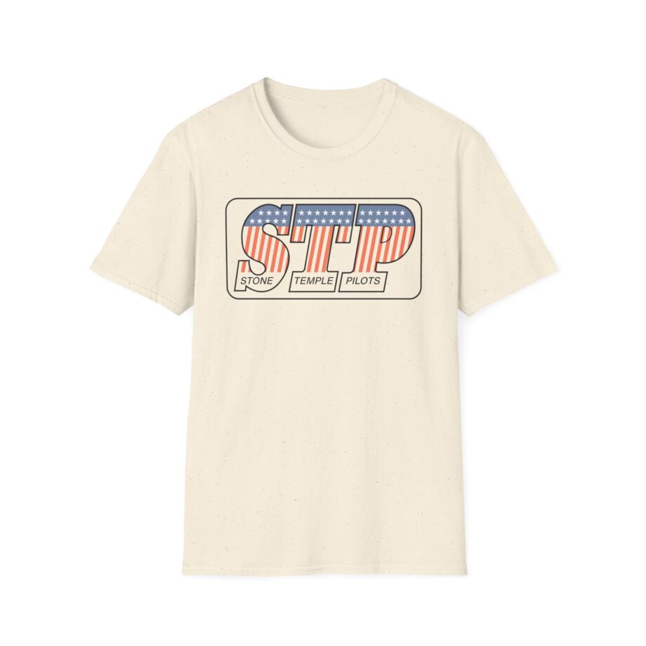 Stone Temple Pilots Stars & Stripes Ringer Unisex Softstyle T-Shirt
