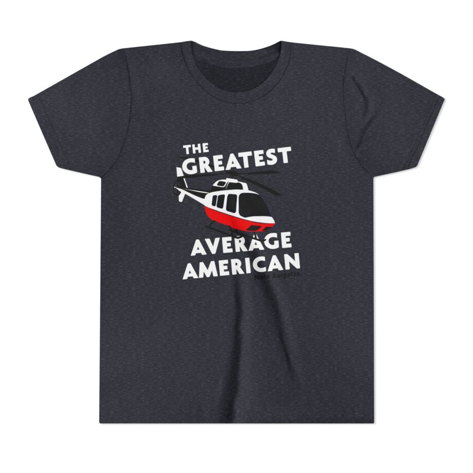 The Greatest Average American Nate Bargatze Youth Short Sleeve Tee