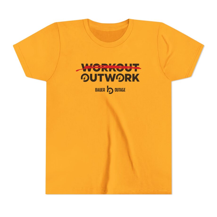 Trevor Bauer Outwork Workout Youth Short Sleeve Tee