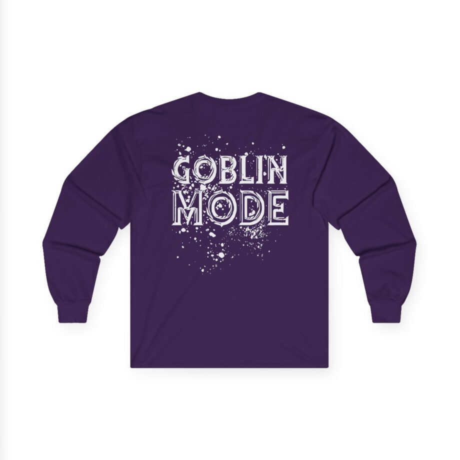 Nekrogoblikon Goblin Mode Raglan Unisex Ultra Cotton Long Sleeve Tee