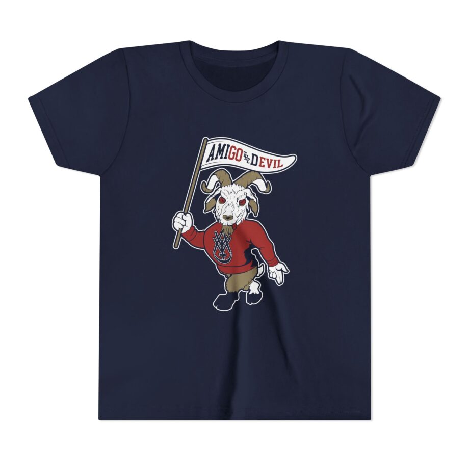 Amigo The Devil Go Evil Mascot Youth Short Sleeve Tee