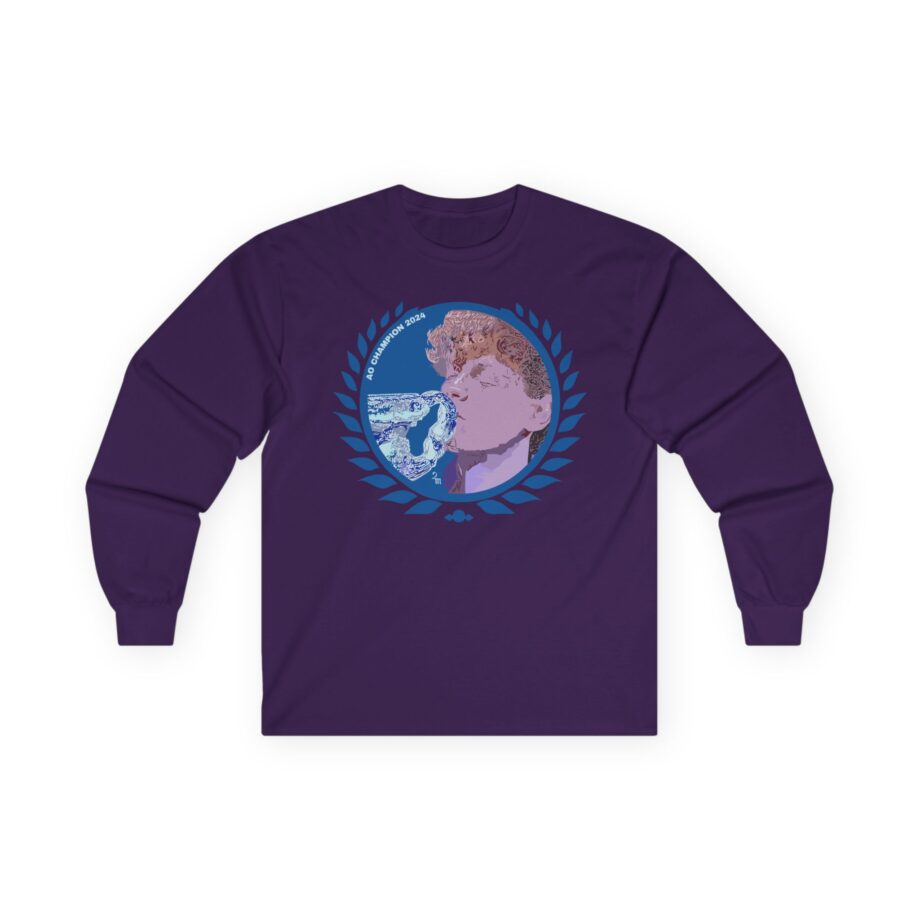 Jannik Sinner AO Champion Unisex Ultra Cotton Long Sleeve Tee