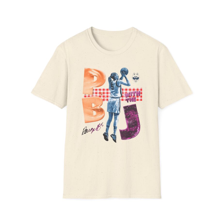Paige Bueckers Pb With the J Unisex Softstyle T-shirt