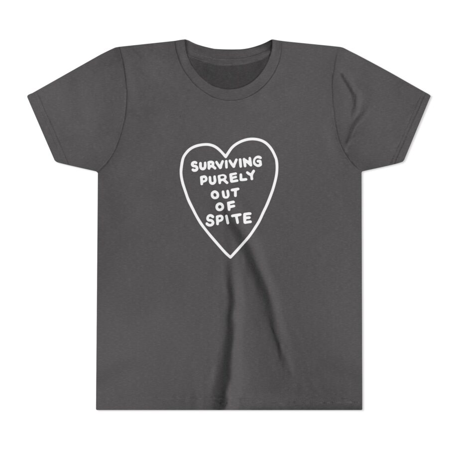 Elyse Myers Surviving Purely Out of Spite Youth Short Sleeve Tee