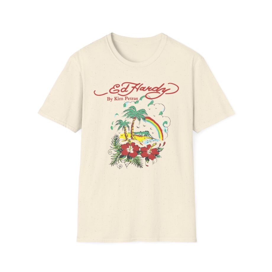 Kim Petras Tropical Scene Lettuce Unisex Softstyle T-shirt