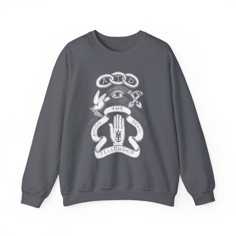 Amigo the Devil  Fellowship Unisex Heavy Blend Crewneck Sweatshirt