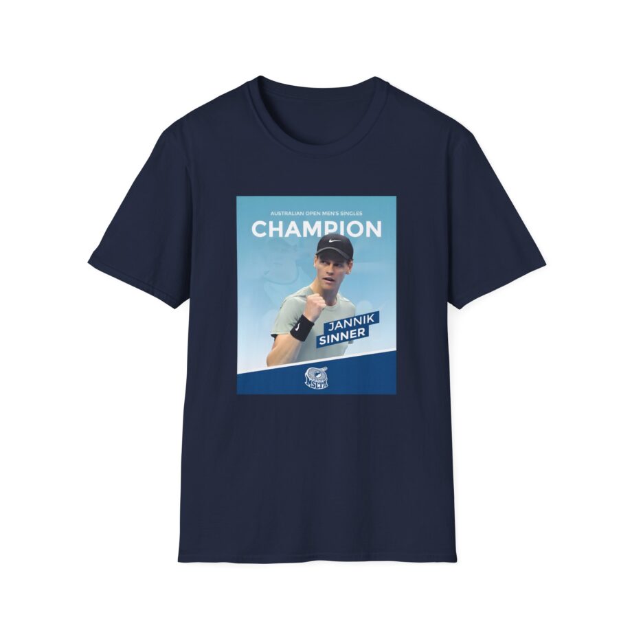 Jannik Sinner Australian Open Men's Singles Champion 2025 Unisex Softstyle T-Shirt