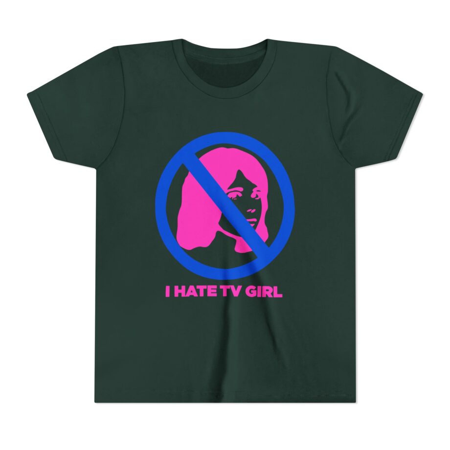 I Hate Tv Girl Youth Short Sleeve Tee