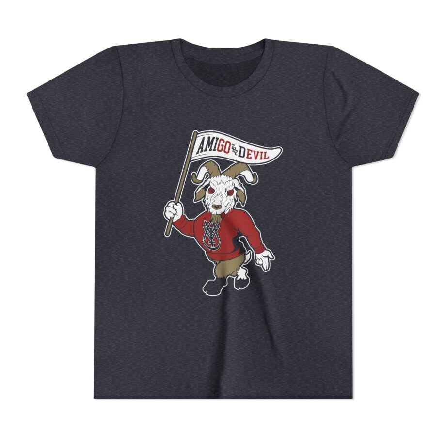 Amigo The Devil Go Evil Mascot Youth Short Sleeve Tee
