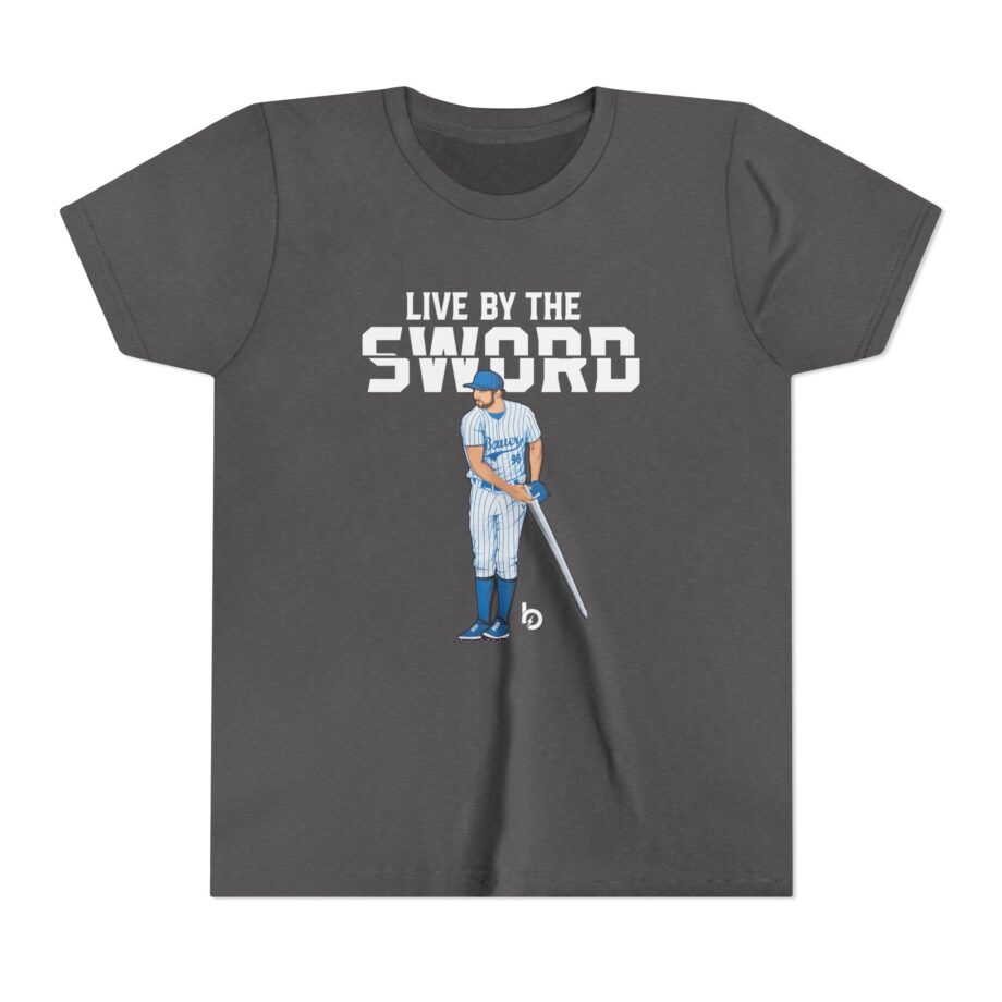 Trevor Bauer Live By The Sword Youth Short Sleeve Tee