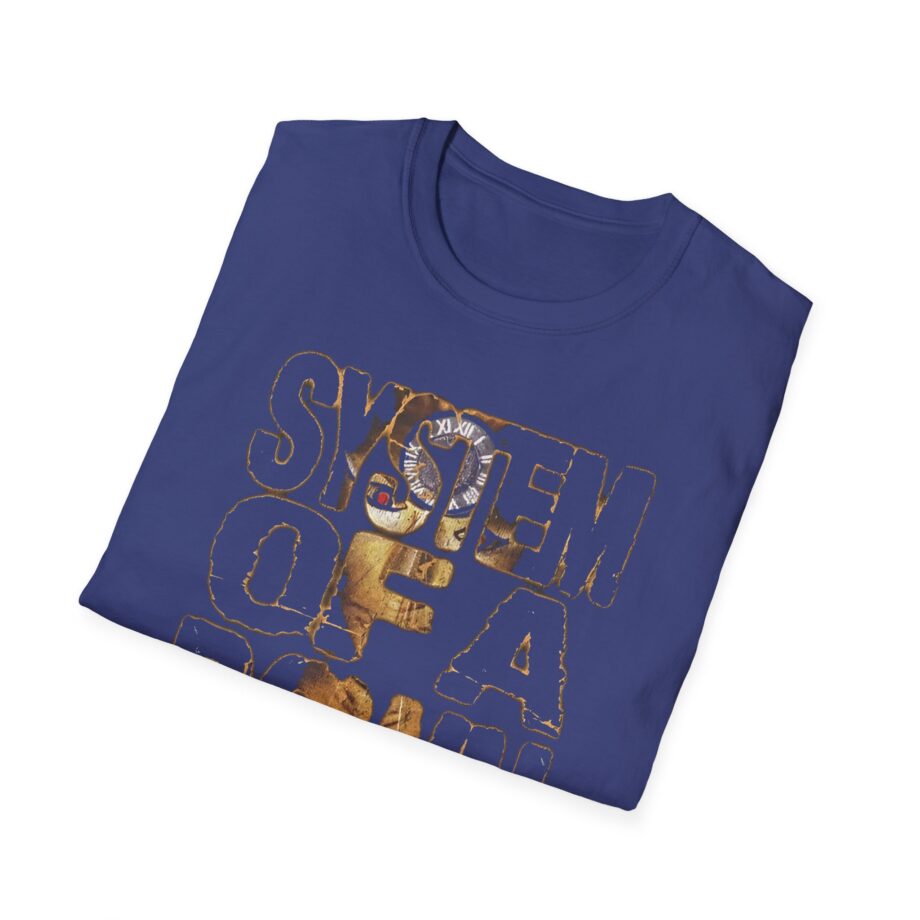 System of a Down Mezmerize Stacked Logo Unisex Softstyle T-Shirt