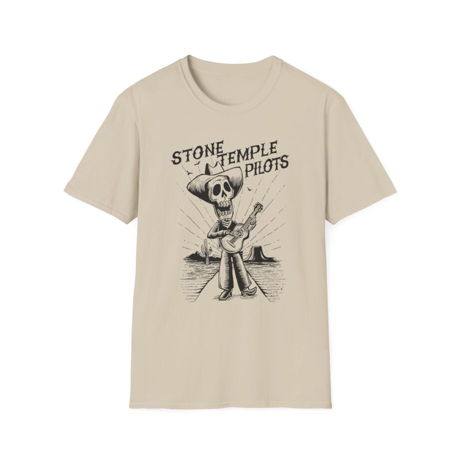 Stone Temple Pilots Desert Skeleton Unisex Softstyle T-Shirt