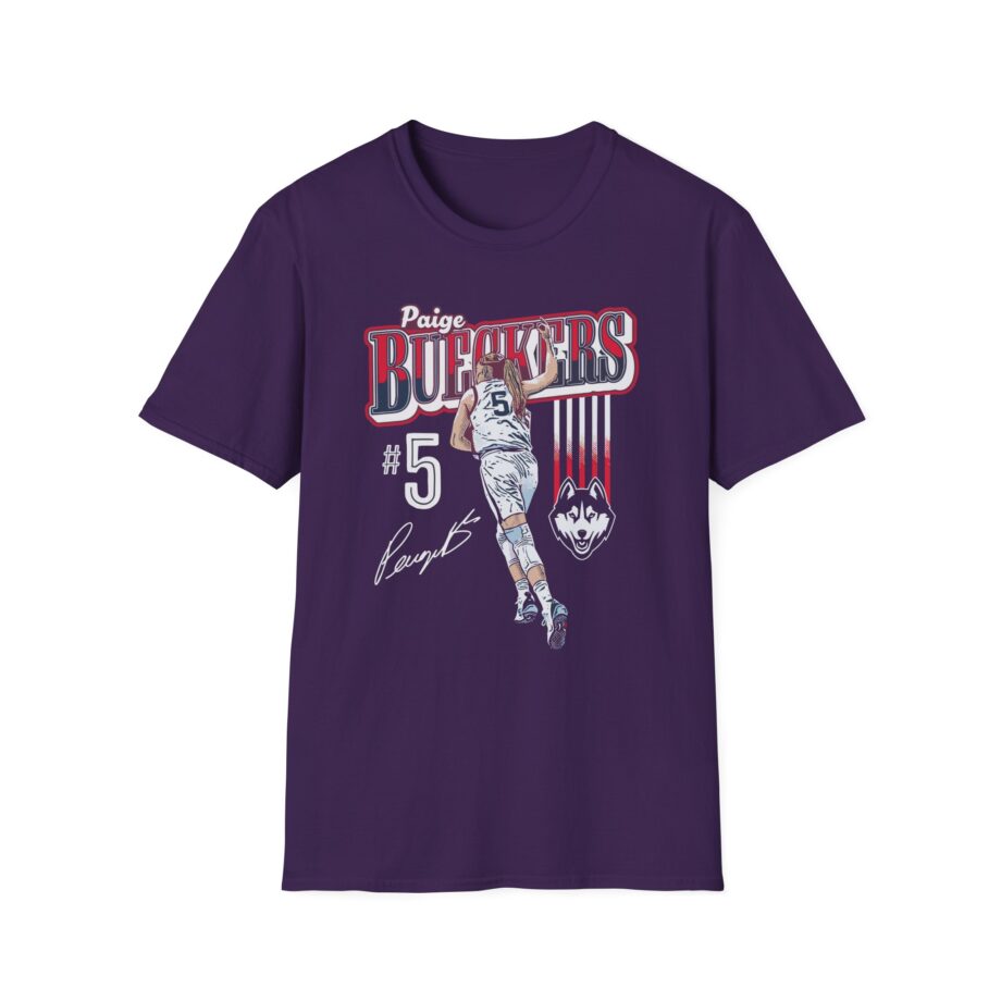 Paige Bueckers Paige Bueckers Comic Unisex Softstyle T-shirt