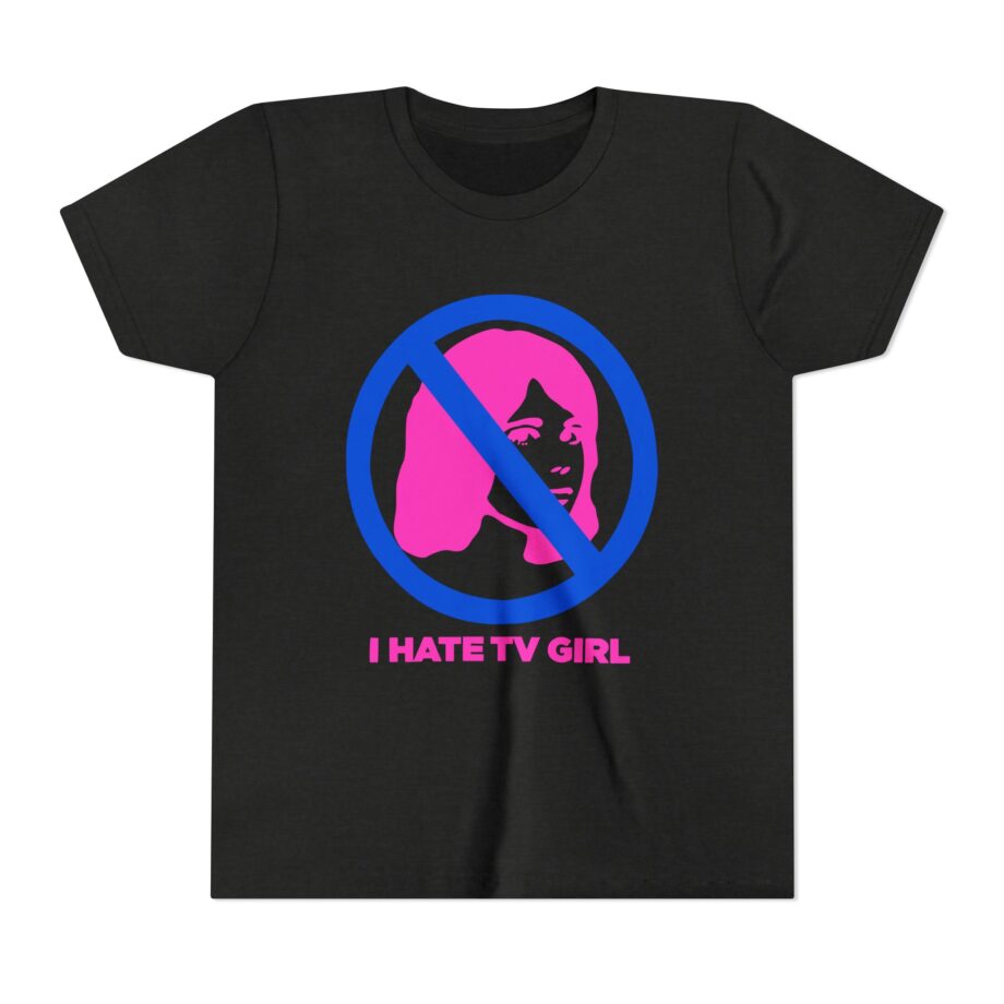 I Hate Tv Girl Youth Short Sleeve Tee