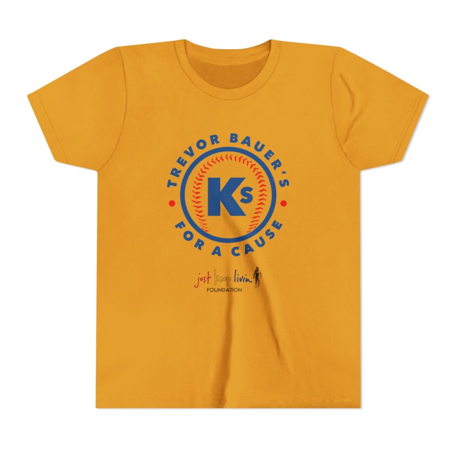 Trevor Bauer’s Ks for a Cause Youth Short Sleeve Tee