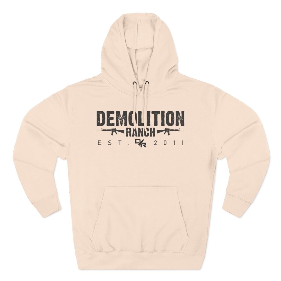 Demo Double Ar Three-Panel Fleece Hoodie