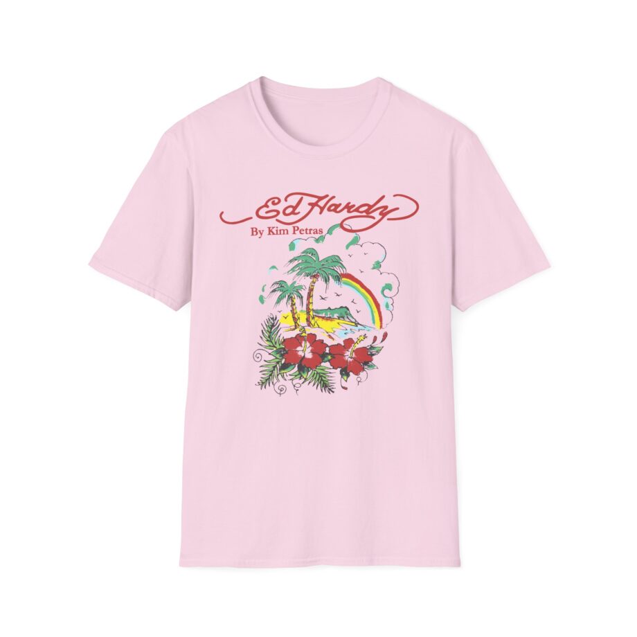 Kim Petras Tropical Scene Lettuce Unisex Softstyle T-shirt
