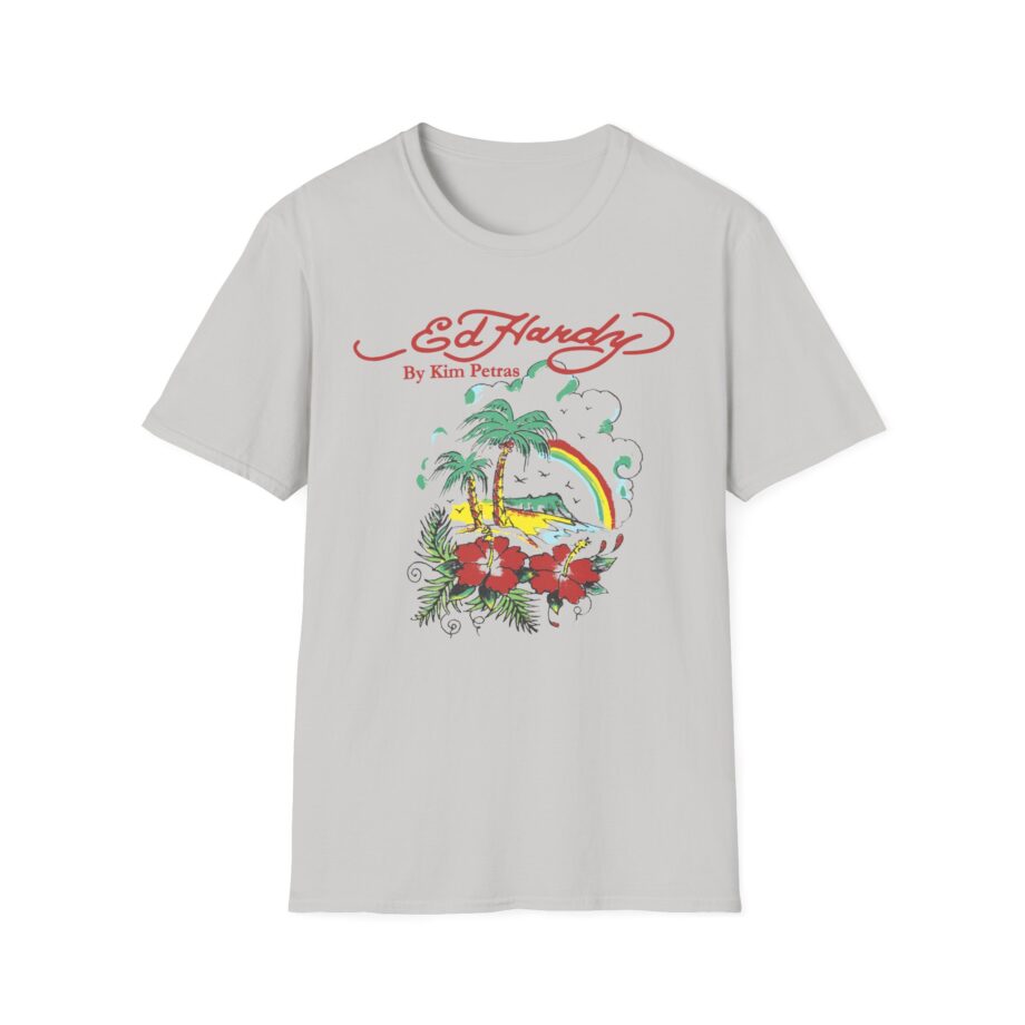 Kim Petras Tropical Scene Lettuce Unisex Softstyle T-shirt