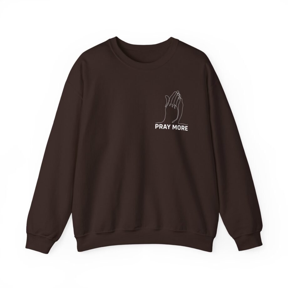 Roman Atwood Pray More Unisex Heavy Blend Crewneck Sweatshirt
