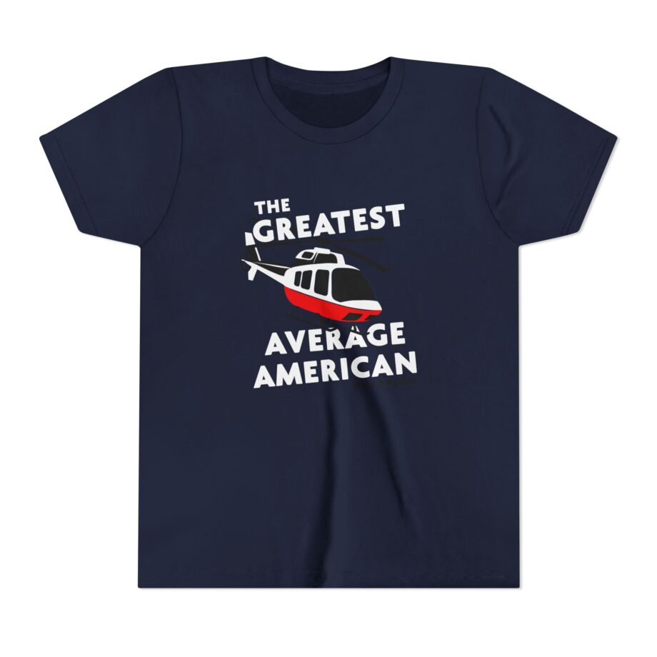 The Greatest Average American Nate Bargatze Youth Short Sleeve Tee