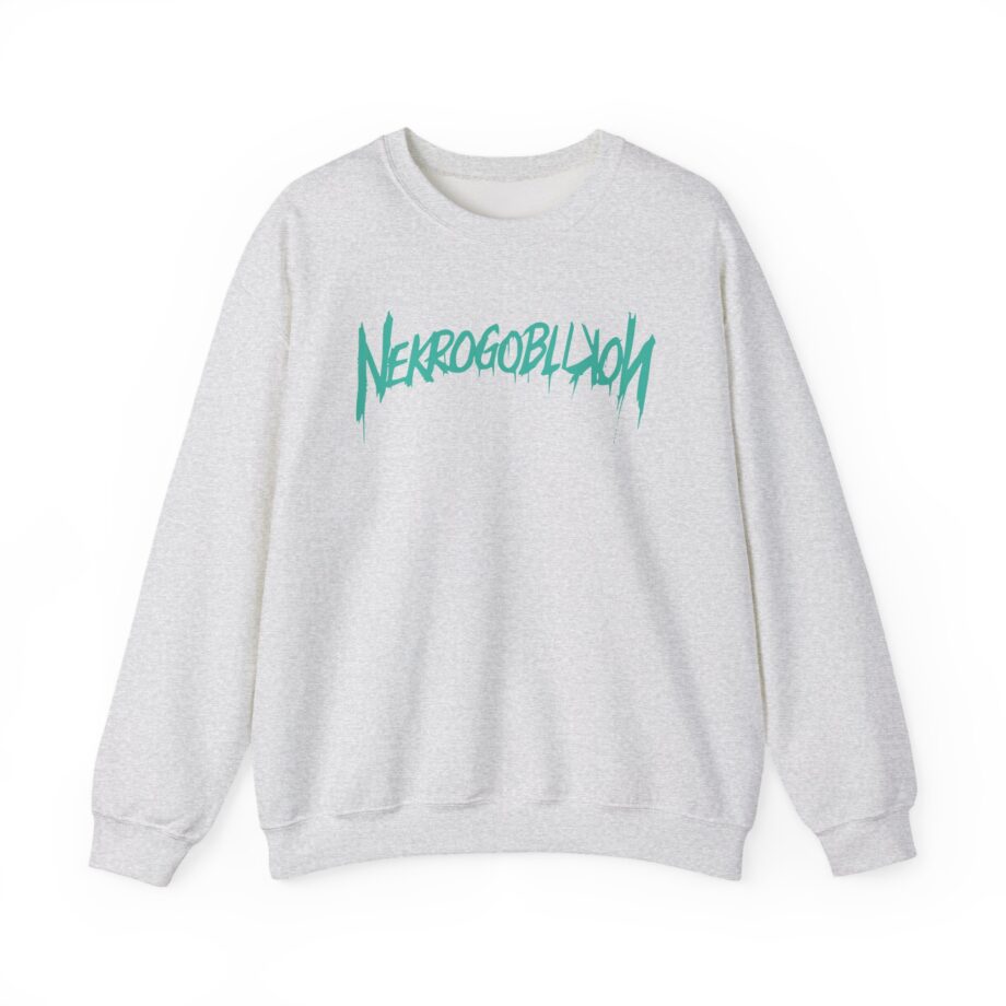Nekrogoblikon Goblin Mode Crystal Wash Unisex Heavy Blend Crewneck Sweatshirt