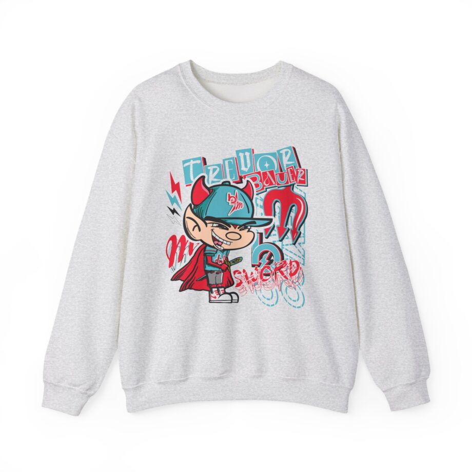 Trevor Bauer Diablo's Cartoon Three-panel Fleece Hoodie