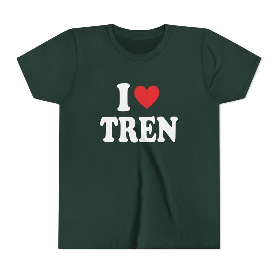 I Love Tren Youth Short Sleeve Tee