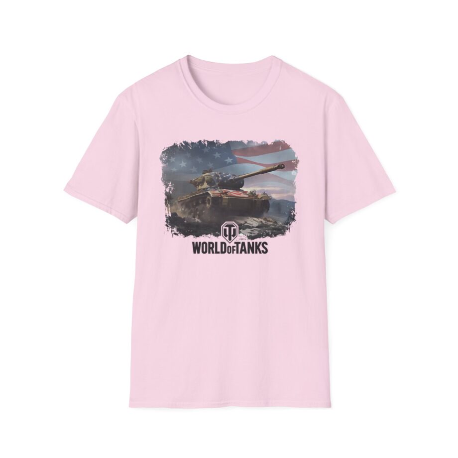 World of Tank Wot July 4th T78 Unisex Softstyle T-Shirt