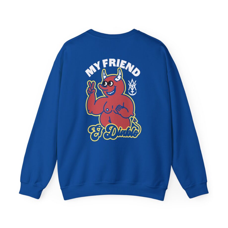 Amigo the Devil El Diablo Unisex Heavy Blend Crewneck Sweatshirt