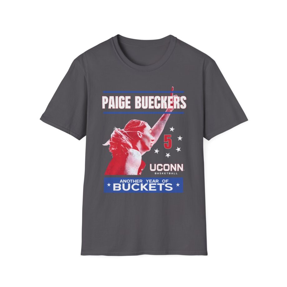 Paige Bueckers Run It Back Drop Unisex Softstyle T-shirt