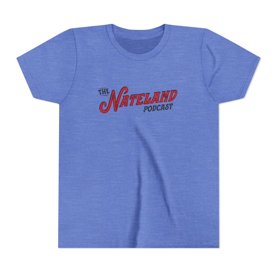 Nate Bargatze Nateland Podcast Youth Short Sleeve Tee