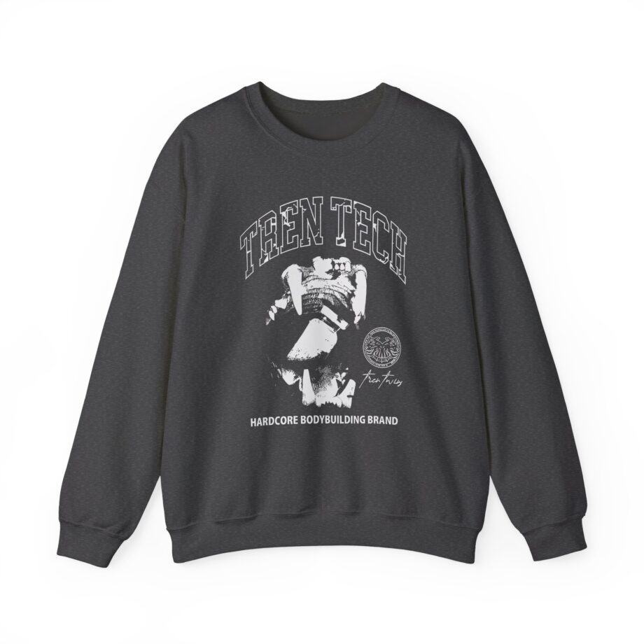 Tren Tech Hardcore Bodybuilding Brand Unisex Heavy Blend™ Crewneck Sweatshirt