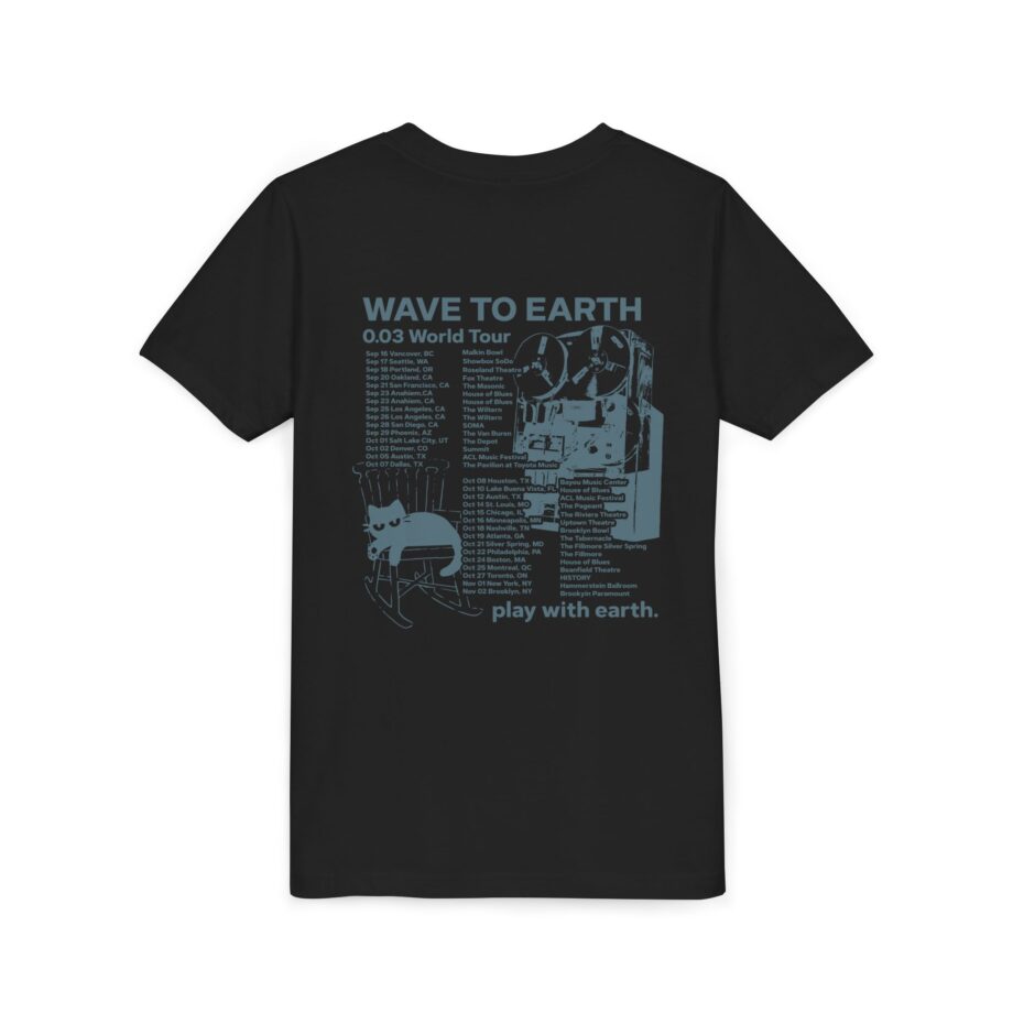 Wave to Earth 0.03 NA Tour Youth Short Sleeve Tee