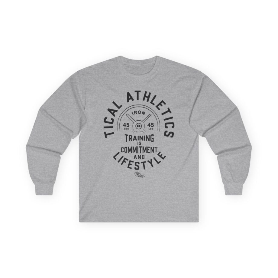 Method Man Training is Commitment and Lifestyle Tical Athletic Unisex Ultra Cotton Long Sleeve Tee