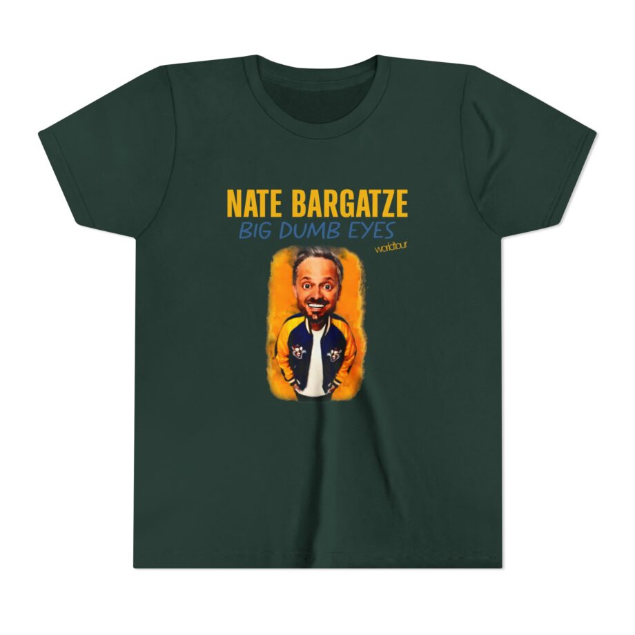 Nate Bargatze Big Dumb Eyes Tour Youth Short Sleeve Tee
