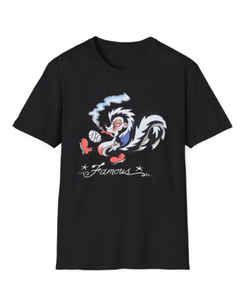 Kim Petras Famous Skunk Boxy Unisex Softstyle T-shirt
