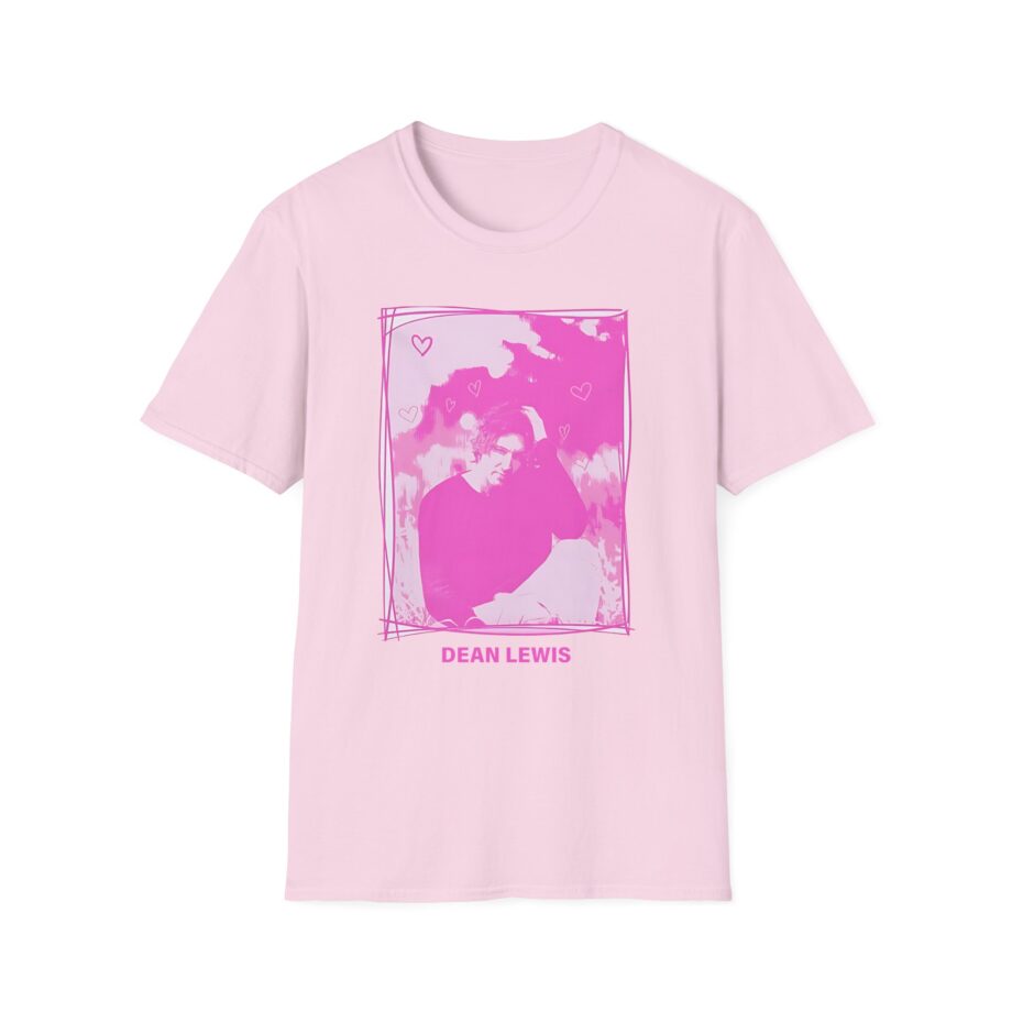 Dean Lewis Pink Photo Unisex Softstyle T-shirt
