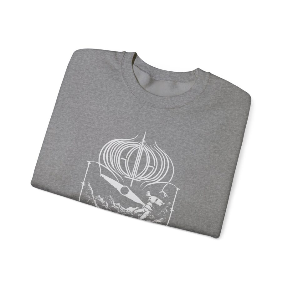 Amigo the Devil  Heavens on Fire Unisex Heavy Blend Crewneck Sweatshirt